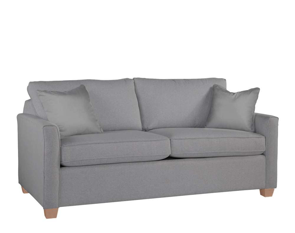 Braxton Culler - Charleston 2 over 2 Queen Sleeper Sofa (Brown Crypton Performance Fabric) - 762-015 veiw 1