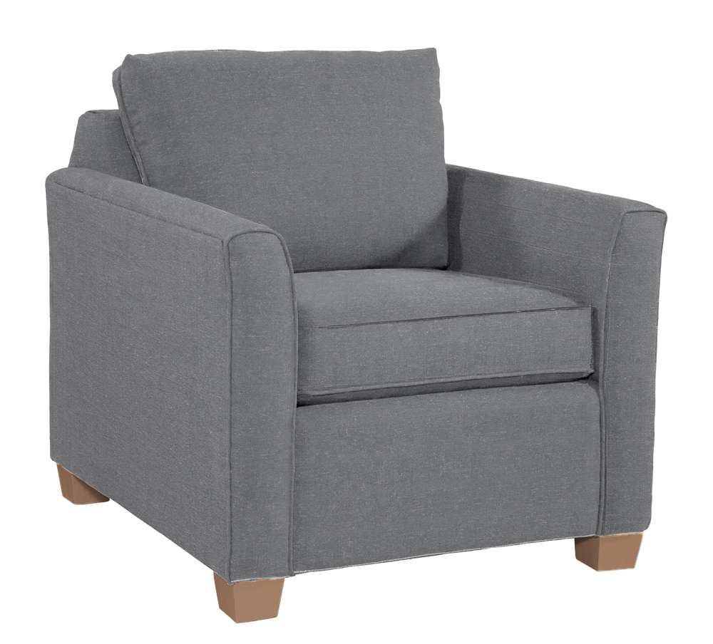 Braxton Culler - Charleston Chair (Brown Crypton Performance Fabric) - 762-001 veiw 1