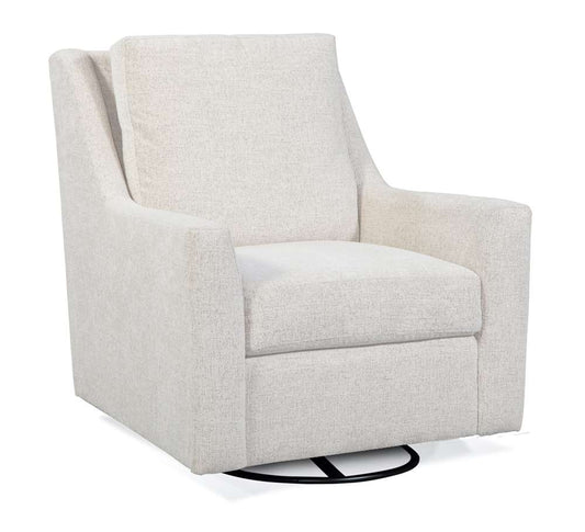 Braxton Culler - Columbus Swivel Glider (White Crypton Performance Fabric) - 748-002 veiw 1