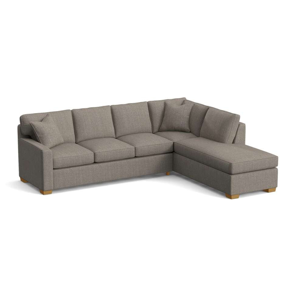 Braxton Culler - Easton 2-Piece Bumper Sectional (Brown Crypton Performance Fabric) - 786-2PC-SEC4 veiw 1