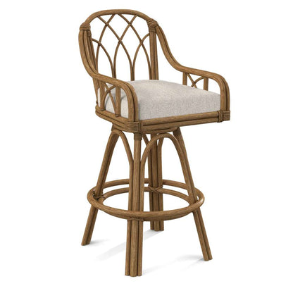 Braxton Culler - Edgewater Bar Stool with Swivel (White Crypton Performance Fabric) - 914-003 veiw 1