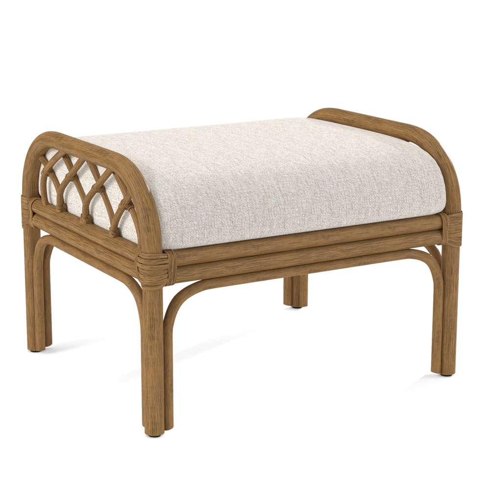 Braxton Culler - Edgewater Ottoman (White Crypton Performance Fabric) - 914-009 veiw 1