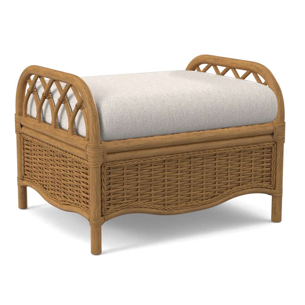 Braxton Culler - Everglade Ottoman (White Crypton Performance Fabric) - 905-009 veiw 1