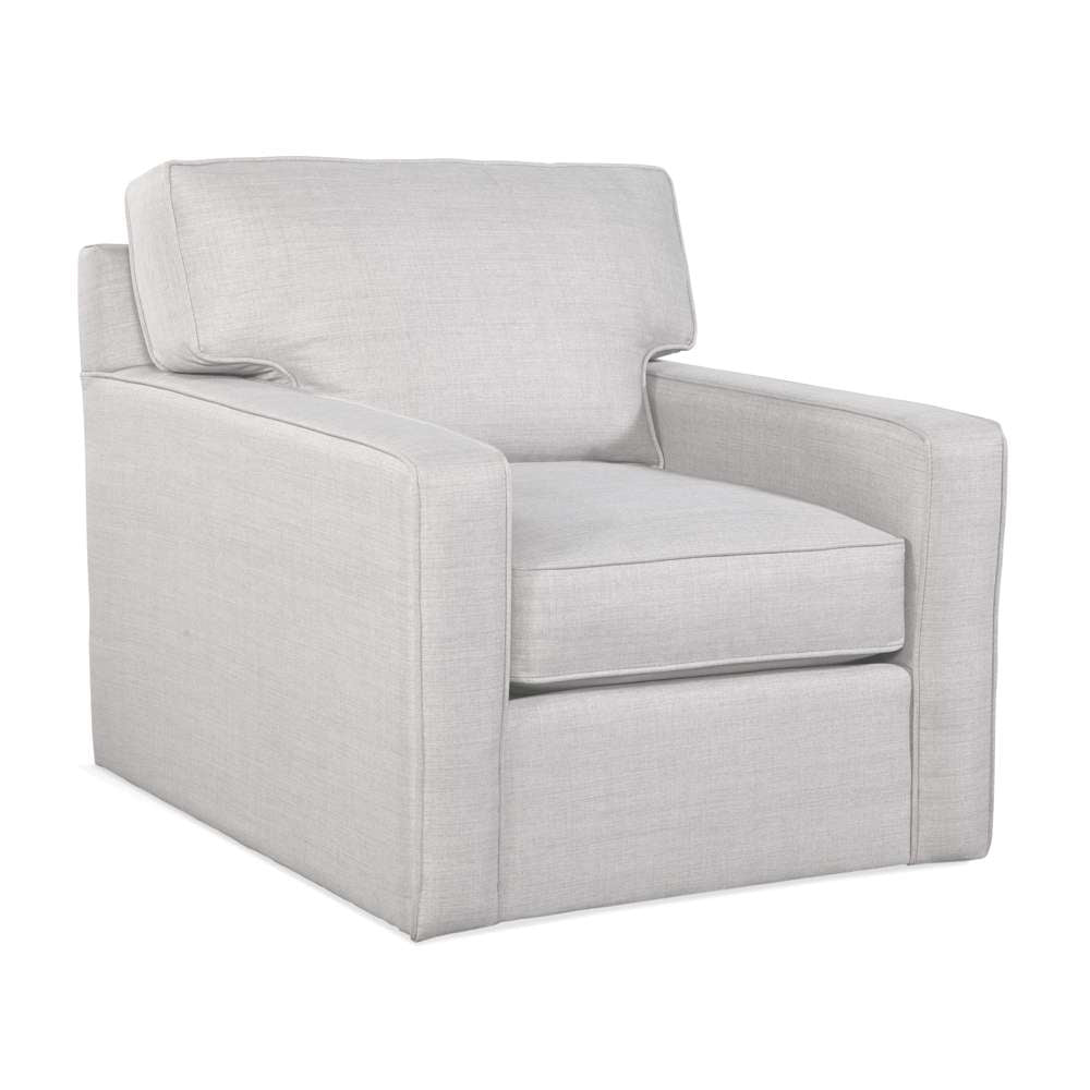 Braxton Culler - Gramercy Park Swivel Chair (White Crypton Performance Fabric) - 787-005 veiw 1