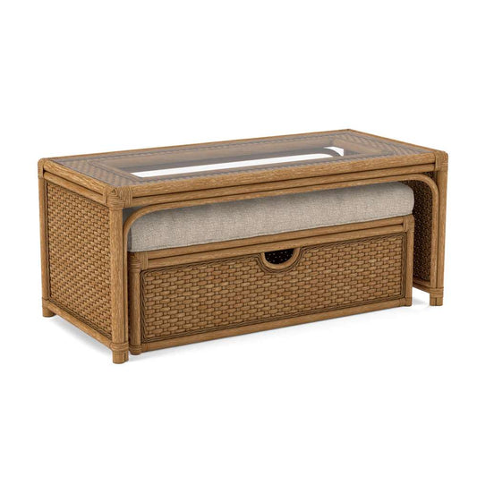 Braxton Culler - Grand Water Point Cocktail Table with Bench (Beige Crypton Performance Fabric) - 946-172 veiw 1