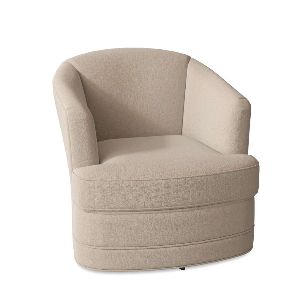 Braxton Culler - Greyson Swivel Tub Chair (Beige Crypton Performance Fabric) - 549-005 veiw 1