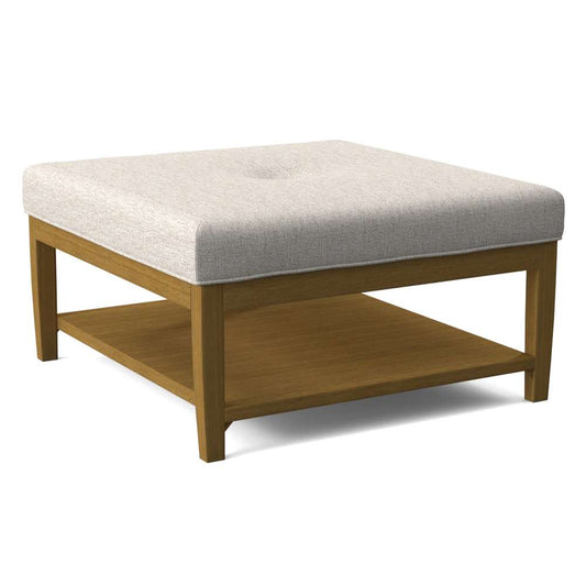 Braxton Culler - Hammond Square Cocktail Ottoman (White Crypton Performance Fabric) - 1019-009 veiw 1