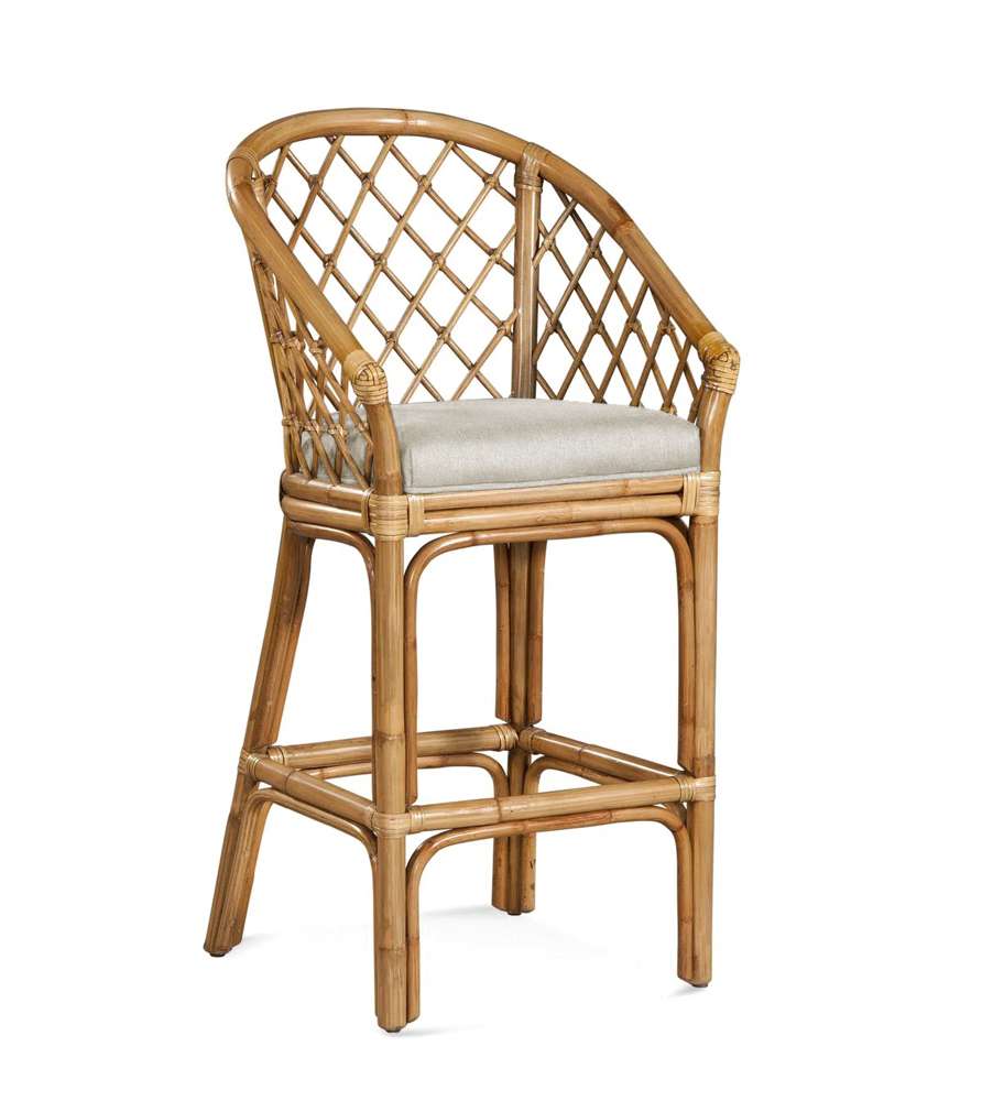 Braxton Culler - Kent Barstool (White Crypton Performance Fabric) - 1084-003 veiw 1