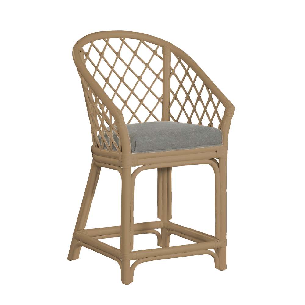 Braxton Culler - Kent Counter Stool (Brown Crypton Performance Fabric) - 1084-012 veiw 1