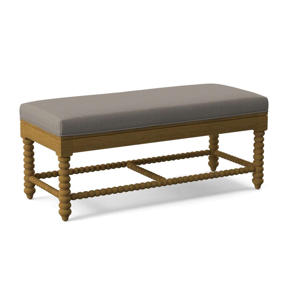 Braxton Culler - Lind Island Bed Bench (Brown Crypton Performance Fabric) - 1046-194 veiw 1