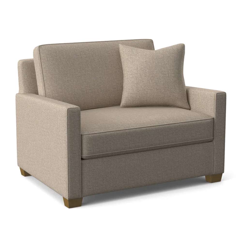 Braxton Culler - Nicklaus Twin Sleeper Chair (Beige Crypton Performance Fabric) - 724-014 veiw 1