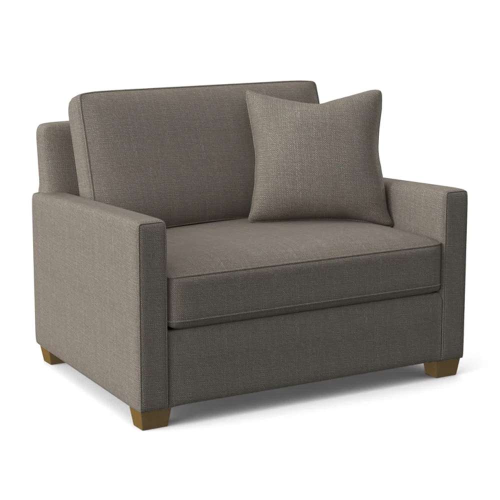 Braxton Culler - Nicklaus Twin Sleeper Chair (Brown Crypton Performance Fabric) - 724-014 veiw 1