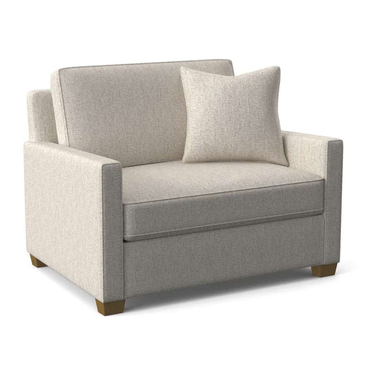 Braxton Culler - Nicklaus Twin Sleeper Chair (White Crypton Performance Fabric) - 724-014 veiw 1