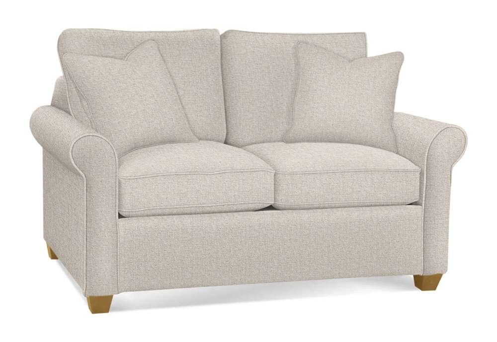 Braxton Culler - Park Lane Full Sleeper Loveseat (White Crypton Performance Fabric) - 759-016 veiw 1
