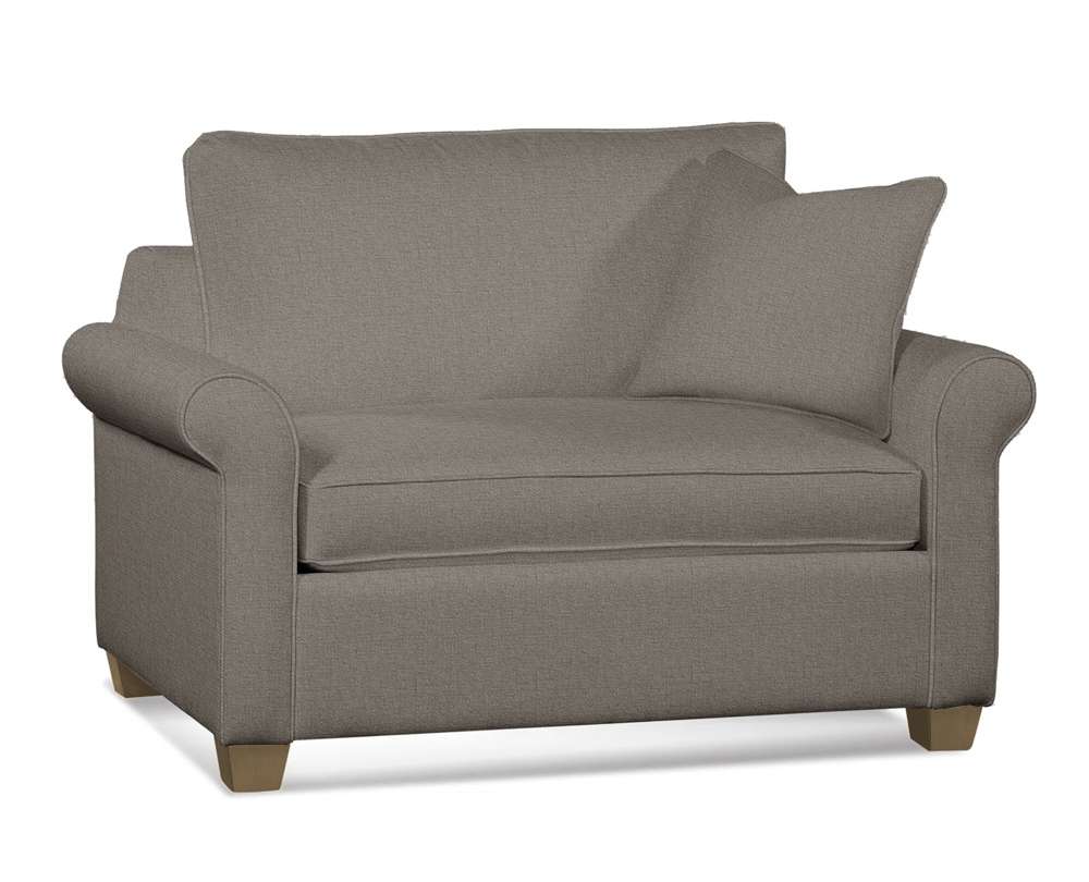 Braxton Culler - Park Lane Twin Sleeper Chair (Brown Crypton Performance Fabric) - 759-014 veiw 1
