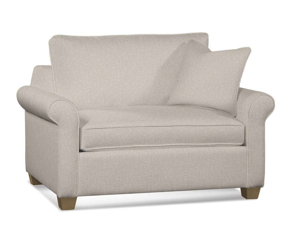 Braxton Culler - Park Lane Twin Sleeper Chair (White Crypton Performance Fabric) - 759-014 veiw 1