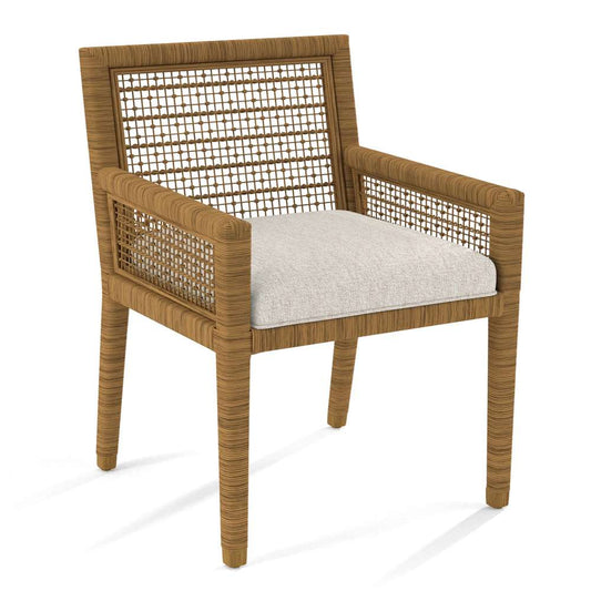 Braxton Culler - Pine Isle Arm Dining Chair (White Crypton Performance Fabric) - 1023-029 veiw 1