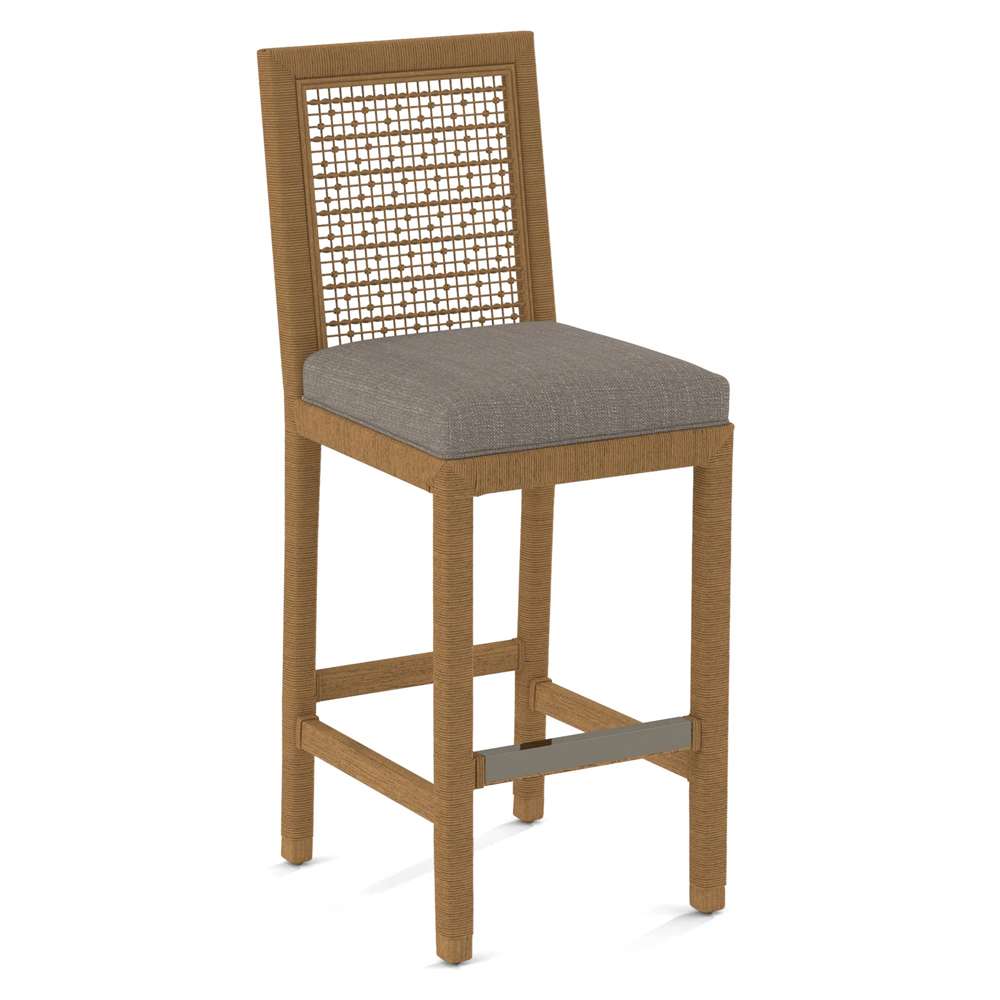 Braxton Culler - Pine Isle Barstool (Brown Crypton Performance Fabric) - 1023-003 veiw 1