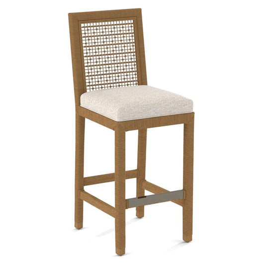 Braxton Culler - Pine Isle Barstool (White Crypton Performance Fabric) - 1023-003 veiw 1