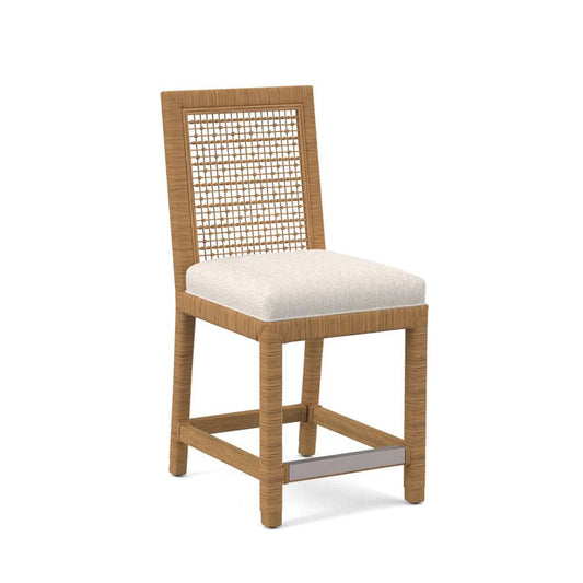 Braxton Culler - Pine Isle Counter Stool (White Crypton Performance Fabric) - 1023-012 veiw 1