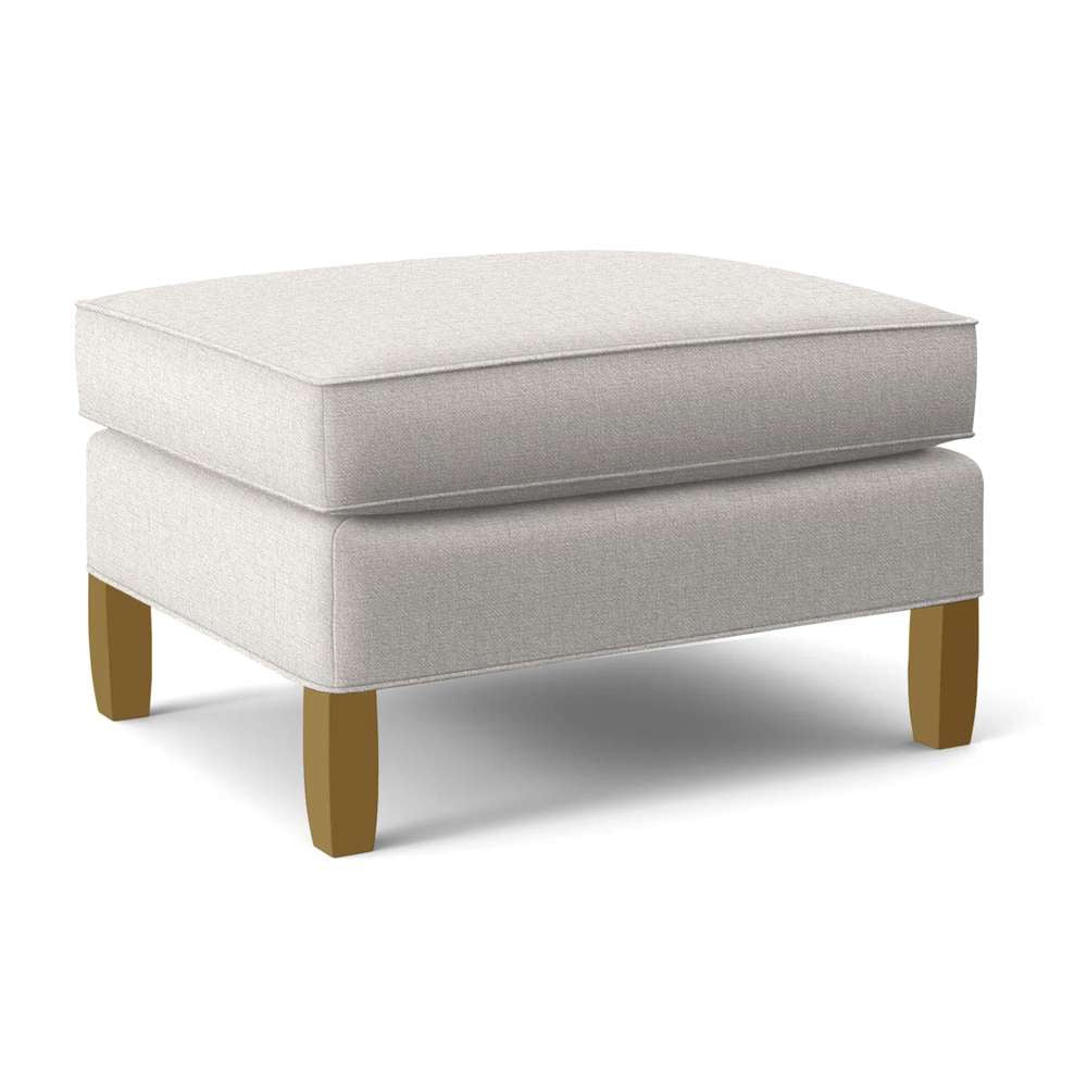 Braxton Culler - Sloane Ottoman (White Crypton Performance Fabric) - 520-009 veiw 1