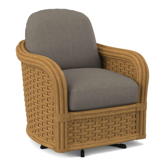 Braxton Culler - Somerset Barrel Swivel Chair (Brown Crypton Performance Fabric) - 953-005 veiw 1