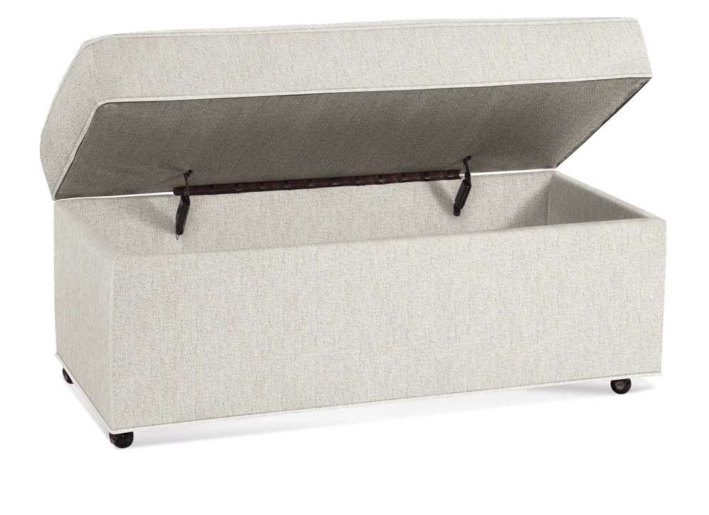Braxton Culler - Storage Ottoman (White Crypton Performance Fabric) - 546-109 veiw 1