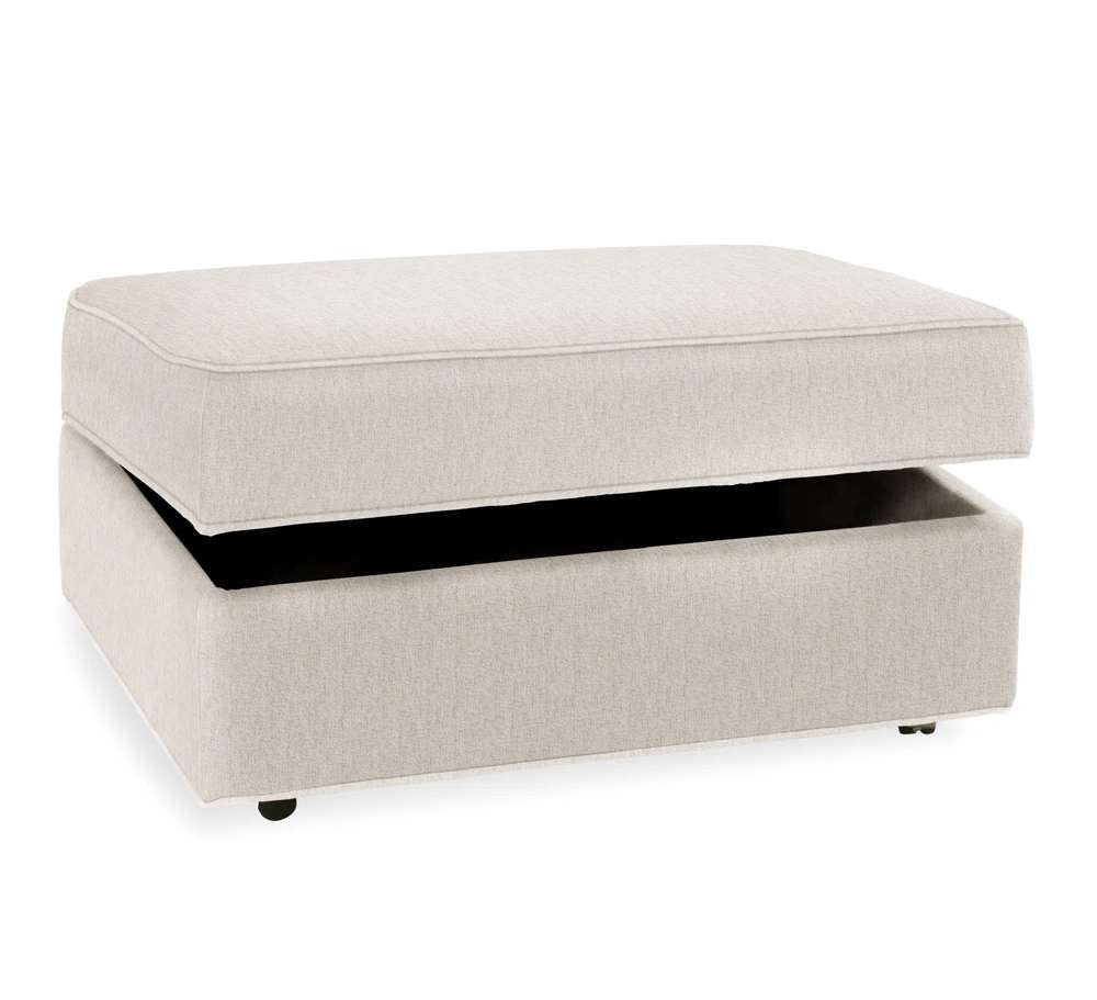 Braxton Culler - Storage Ottoman (White Crypton Performance Fabric) - 546-009 veiw 1