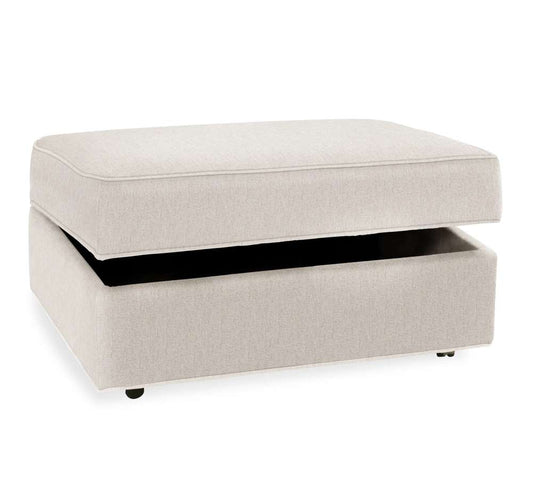Braxton Culler - Storage Ottoman (White Crypton Performance Fabric) - 546-009 veiw 1