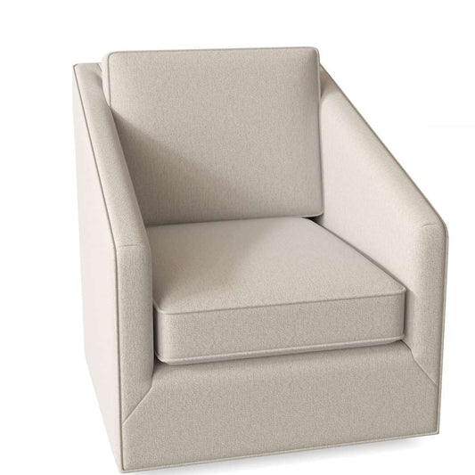 Braxton Culler - Taylor Swivel Chair (White Crypton Performance Fabric) - 508-005 veiw 1