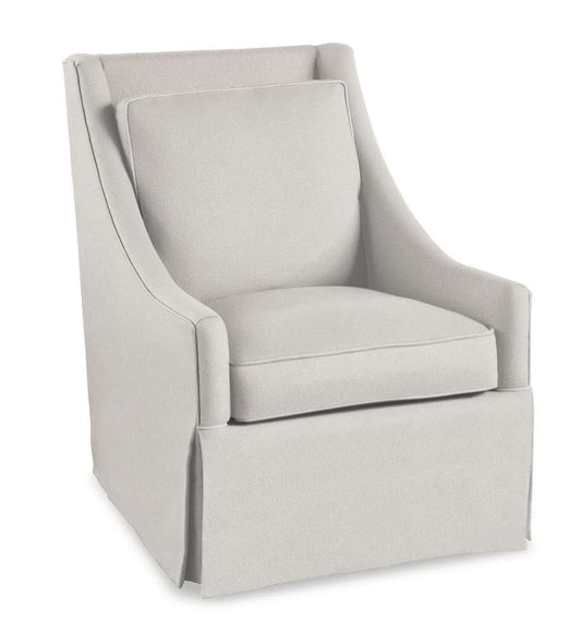 Braxton Culler - Teagan Swivel Chair (White Crypton Performance Fabric) - 602-005 veiw 1