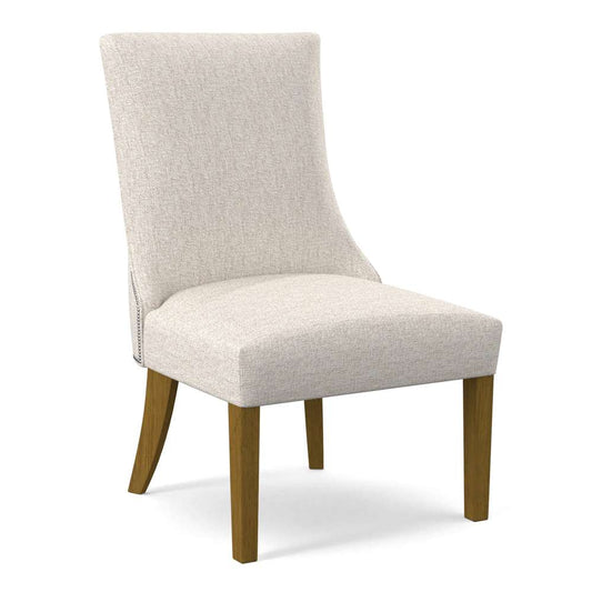 Braxton Culler - Tuxedo Parsons Dining Chair with Nailhead Trim (White Crypton Performance Fabric) - 528-028SN veiw 1