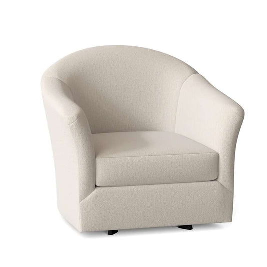 Braxton Culler - Weston Swivel Chair (White Crypton Performance Fabric) - 635-005 veiw 1