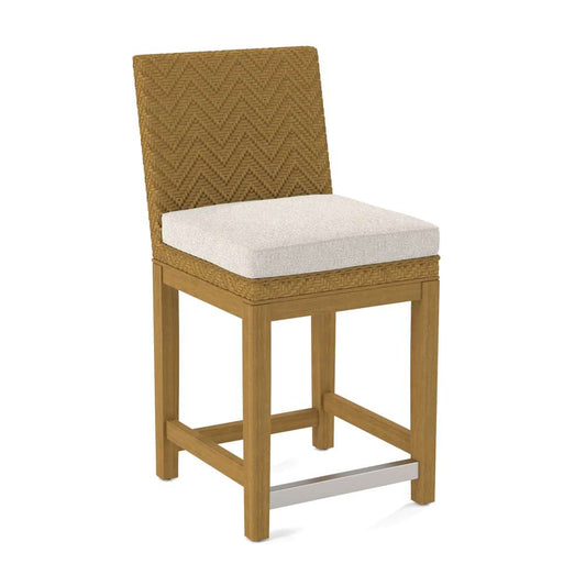 Braxton Culler - Woven Top Counter Stool (White Crypton Performance Fabric) - B112-012 veiw 1