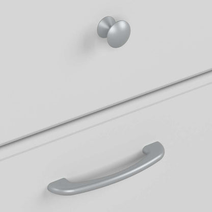 Bush Furniture - Cabot 72W Single Ped Desk w Single Ped Return in White - CAB072WHN veiw 4