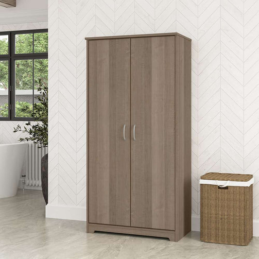 Bush Furniture - Cabot Bathroom Storage Cabinet in Ash Gray - WC31299-Z1 veiw 2