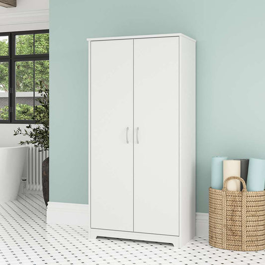 Bush Furniture - Cabot Bathroom Storage Cabinet in White - WC31999-Z1 veiw 2