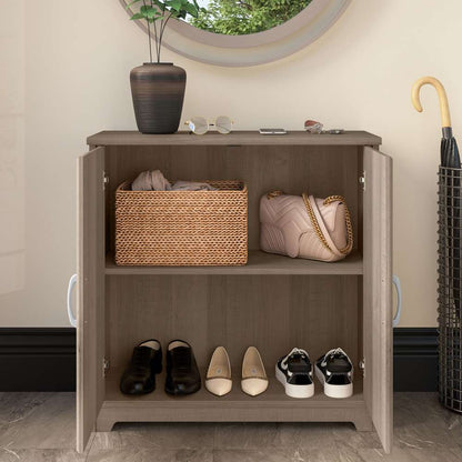 Bush Furniture - Cabot Entryway Storage Cabinet in Ash Gray - WC31298-Z veiw 7