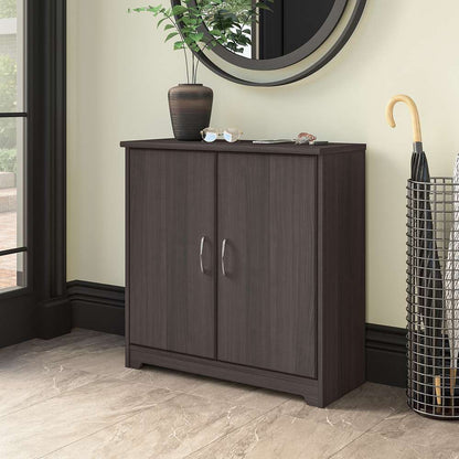 Bush Furniture - Cabot Entryway Storage Cabinet in Heather Gray - WC31798-Z veiw 2