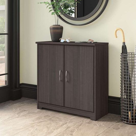 Bush Furniture - Cabot Entryway Storage Cabinet in Heather Gray - WC31798-Z veiw 2