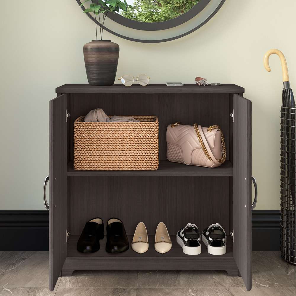 Bush Furniture - Cabot Entryway Storage Cabinet in Heather Gray - WC31798-Z veiw 7