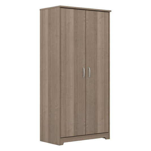 Bush Furniture - Cabot Kitchen Pantry Cabinet in Ash Gray - WC31299-Z veiw 1