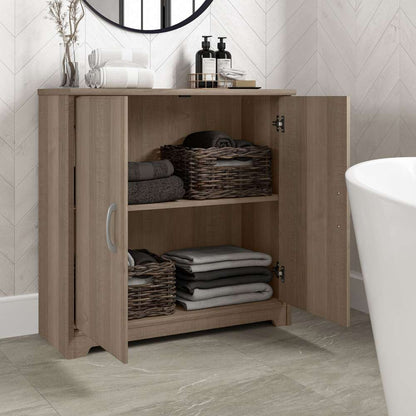 Bush Furniture - Cabot Low Bathroom Storage in Ash Gray - WC31298-Z1 veiw 7
