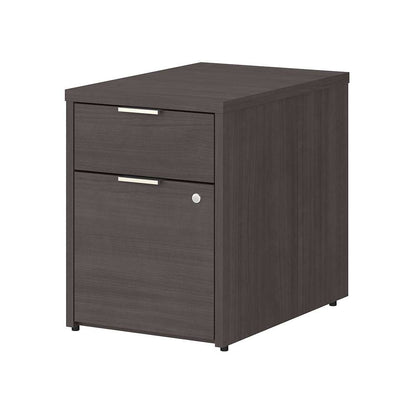 Bush Furniture - Jamestown 2 Drawer File Cabinet in Storm Gray - JTF116SGSU veiw 1