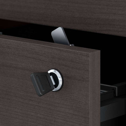 Bush Furniture - Jamestown 2 Drawer File Cabinet in Storm Gray - JTF116SGSU veiw 5