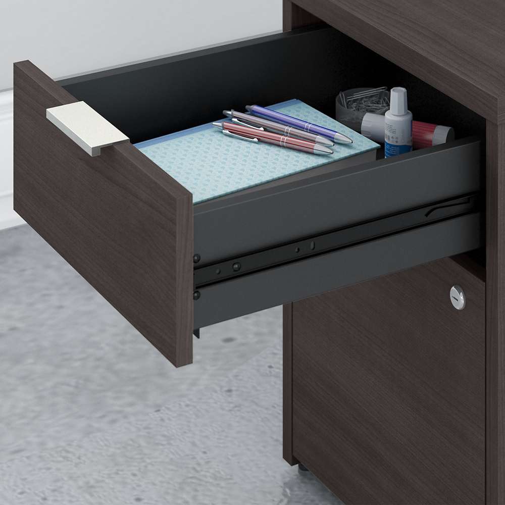 Bush Furniture - Jamestown 72W Desk with 4 Drawers in Storm Gray - JTN005SGSU veiw 5