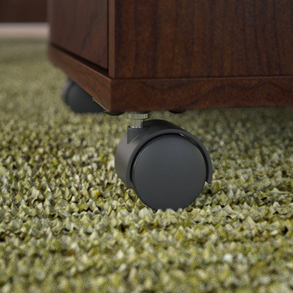 Bush Furniture - Key West 2 Drawer Mobile File Cabinet in Bing Cherry - KWF116BC-03 veiw 5