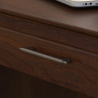 Bush Furniture - Key West 54W Computer Desk with Storage in Bing Cherry - KWD154BC-03 veiw 3