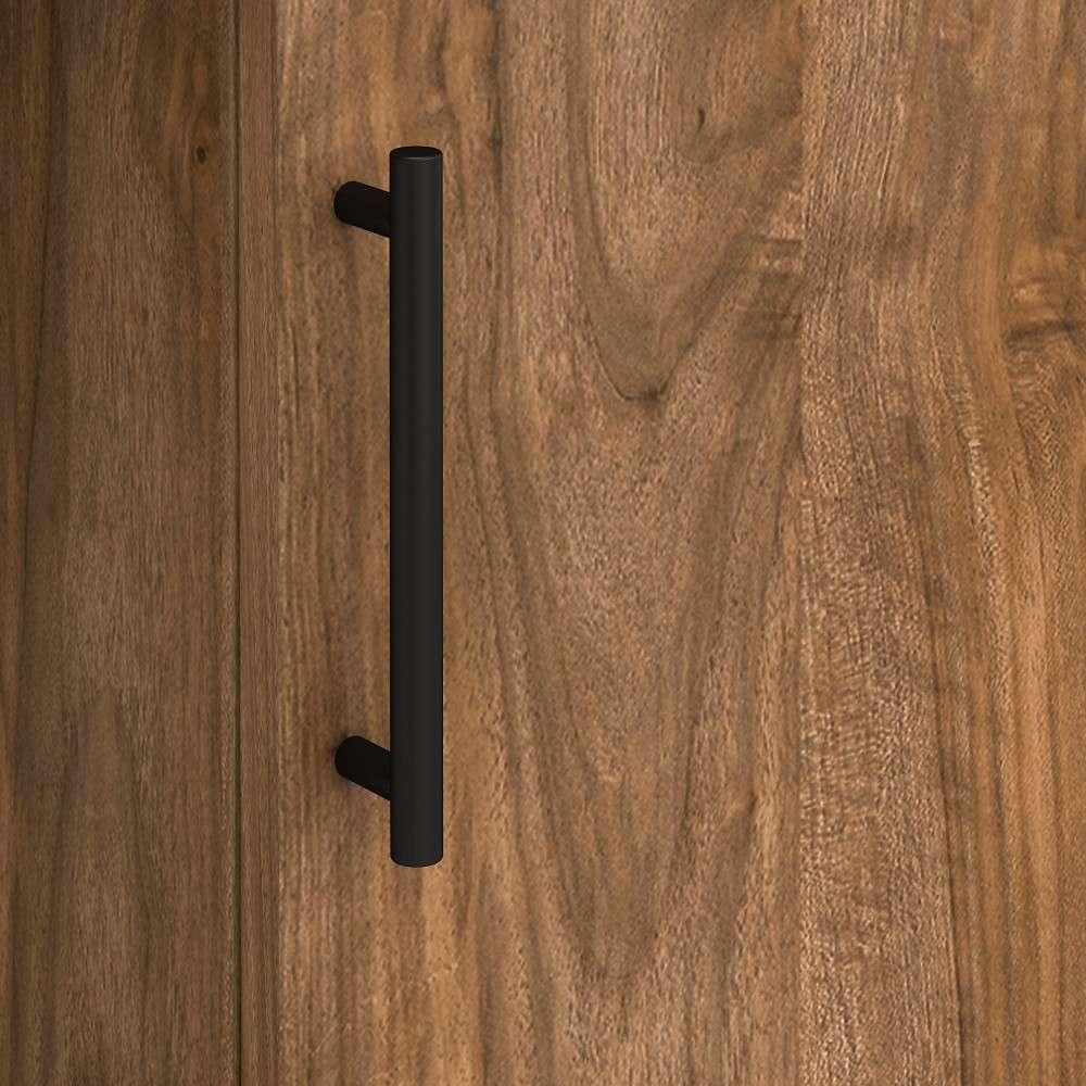 Bush Furniture - Somerset 60W L Shaped Desk with Hutch and Lateral File Cabinet in Fresh Walnut - SET008FW veiw 4