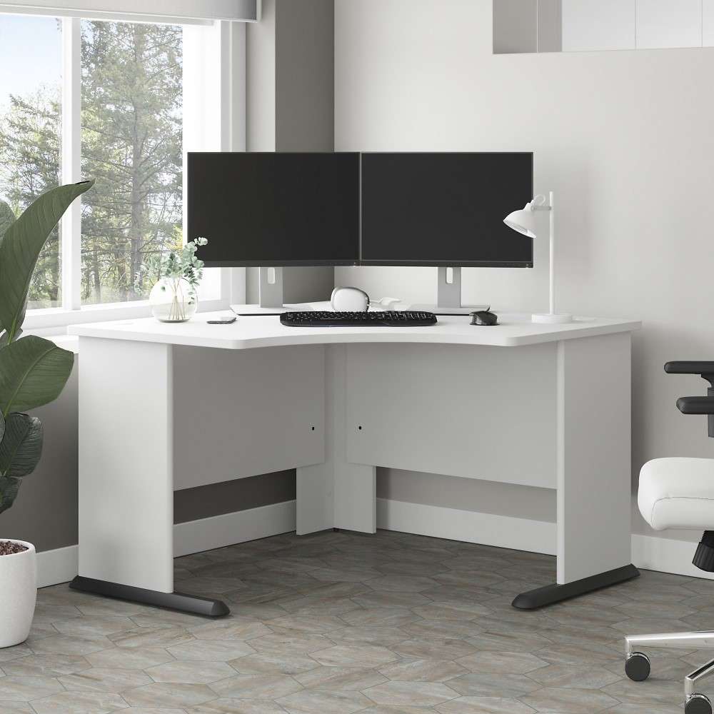Bush Furniture - Studio A 48W Corner Computer Desk in White - SDD148WH veiw 1